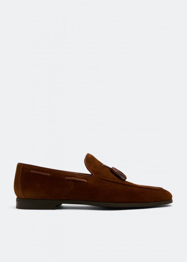 

Лоферы MAGNANNI Suede loafers, коричневый