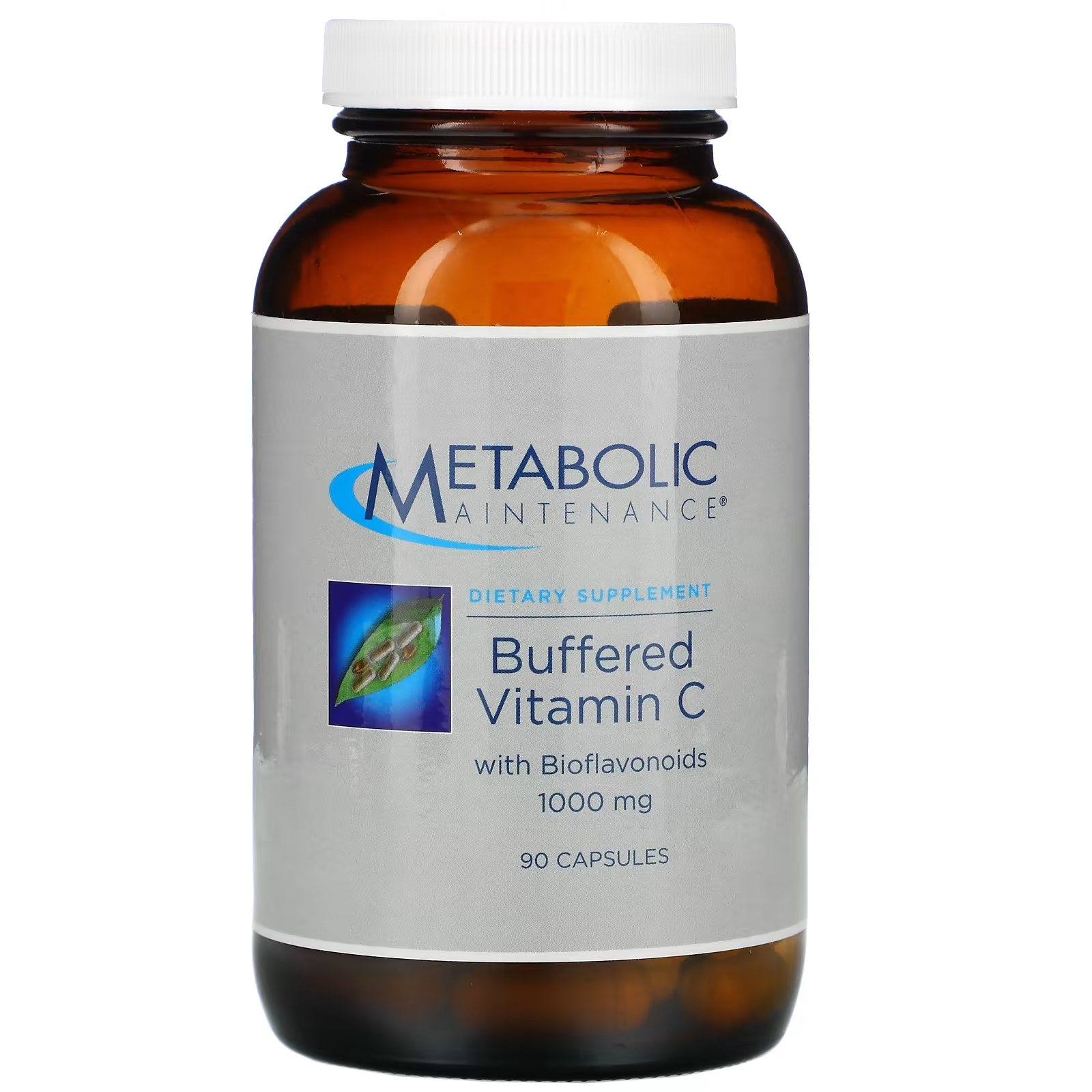 Буферизованный Витамин C Metabolic Maintenance с биофлавоноидами, 90 капсул витамин с metabolic nutrition 1500 мг 90 капсул