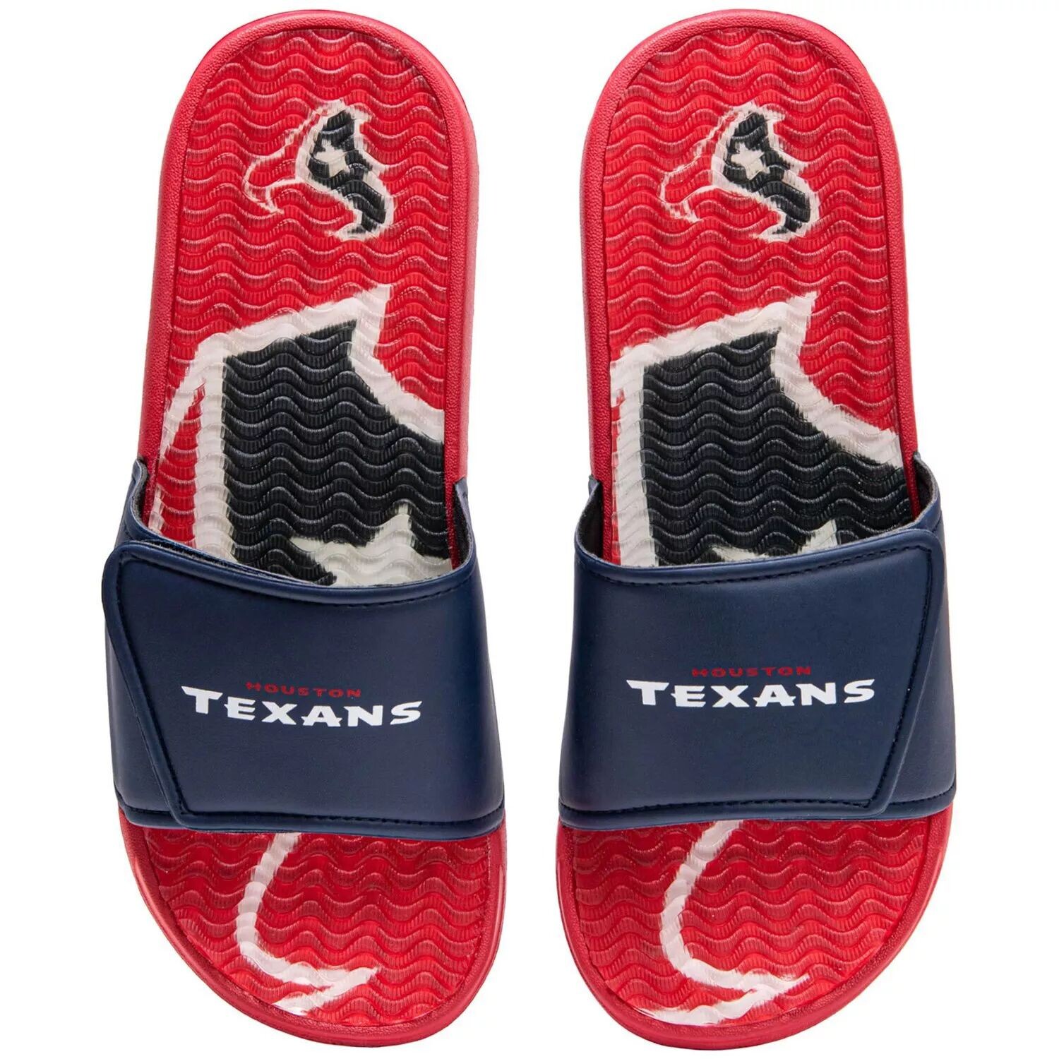 

Молодежные гелевые шлепанцы FOCO Houston Texans Unbranded