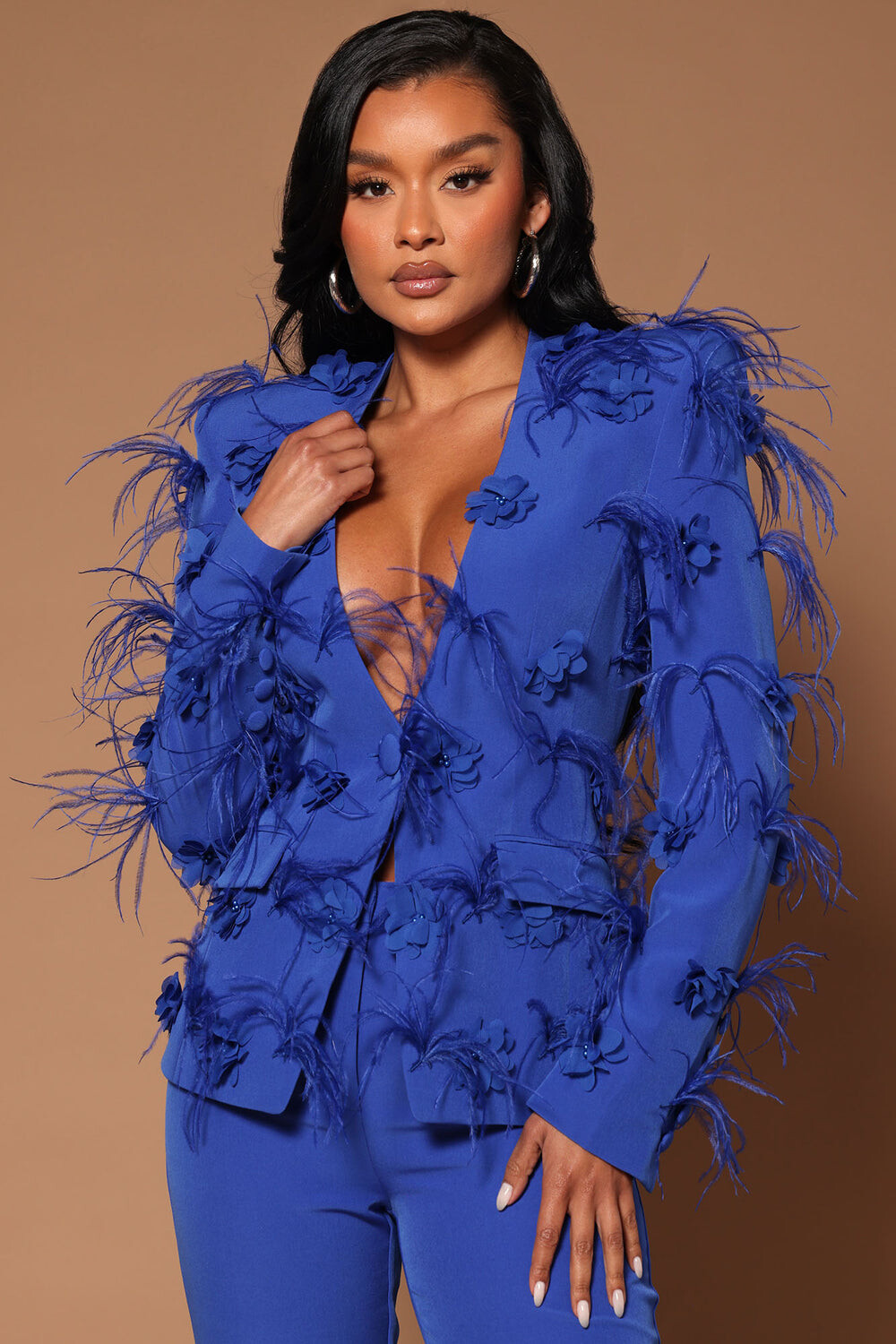 

Блейзер Fashion Nova B52337, роял