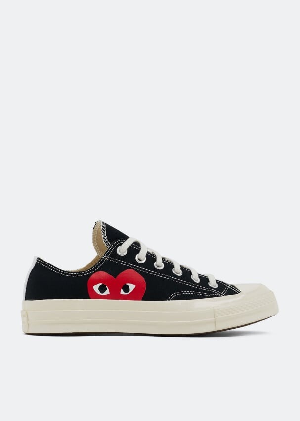 Кроссовки COMME DES GARÇONS PLAY X Converse sneakers, черный джемпер comme des garcons play cardigan