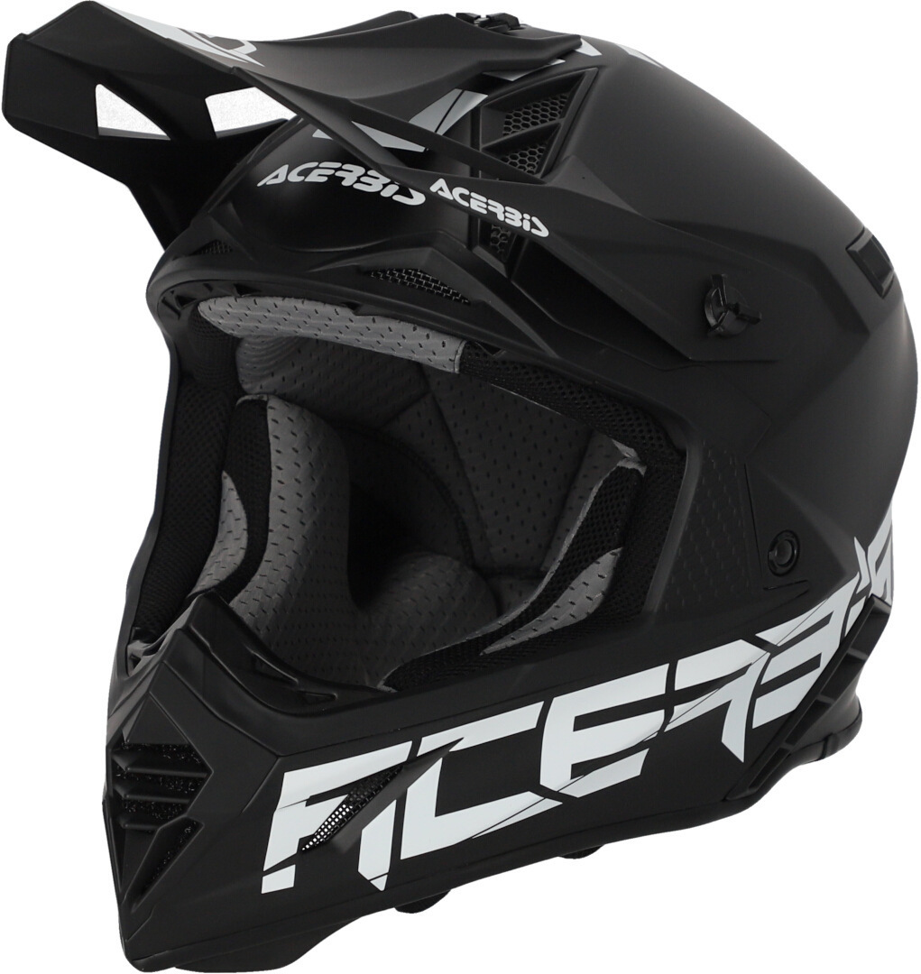 Шлем Acerbis X-Track 2023 для мотокросса, черный шлем acerbis x track mips для мотокросса желтый черный