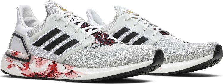 Adidas UltraBoost 20 Chinese New Year Grey Floral CDEK.Shopping