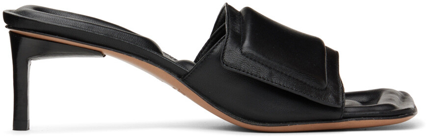 

Черные босоножки на каблуке Les Mules Piscine Jacquemus