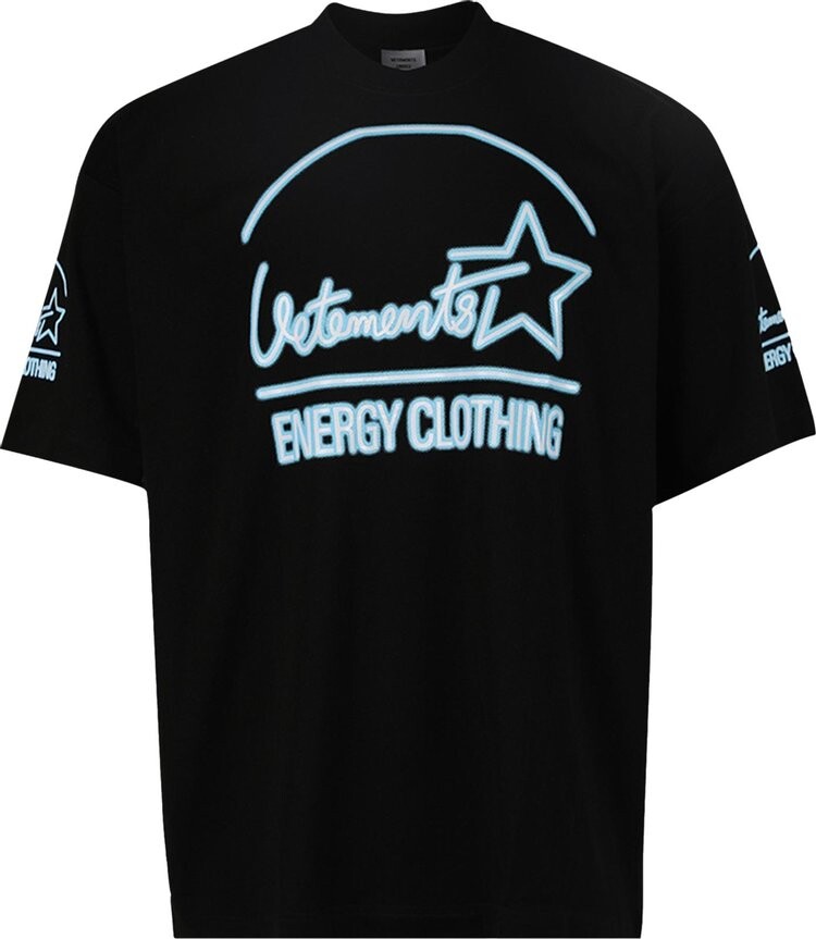 

Футболка Vetements Energy T-Shirt 'Black', черный