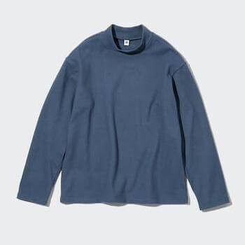 

Водолазка детская Uniqlo Soft Fleece High Neck Long Sleeved, синий