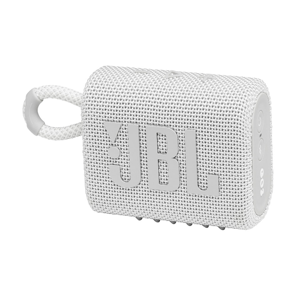 Портативная акустическая система JBL Go 3, белый портативная акустическая система jbl go 3 камуфляж