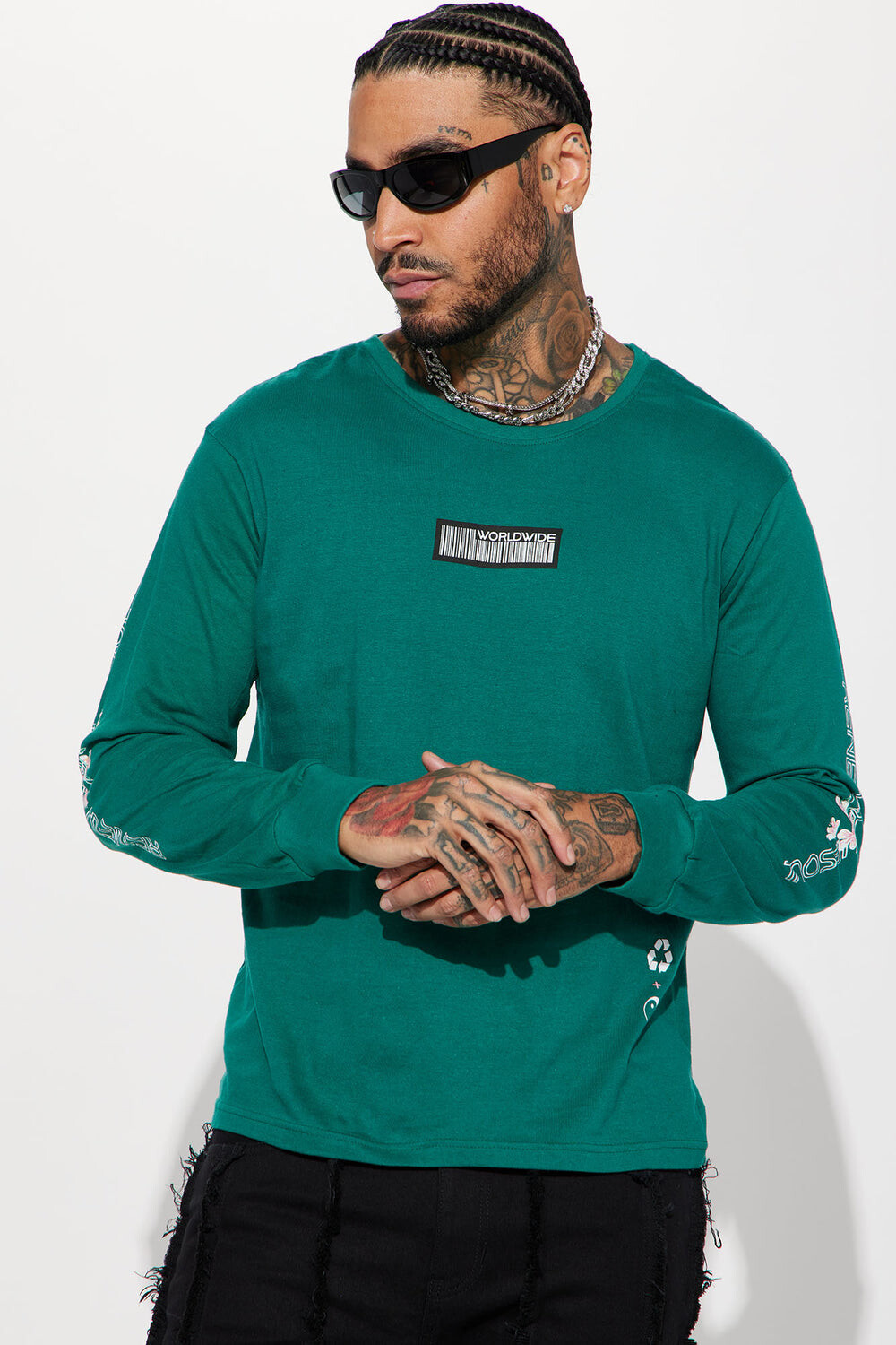 

Футболка Fashion Nova BLMA433SNJ, зеленый