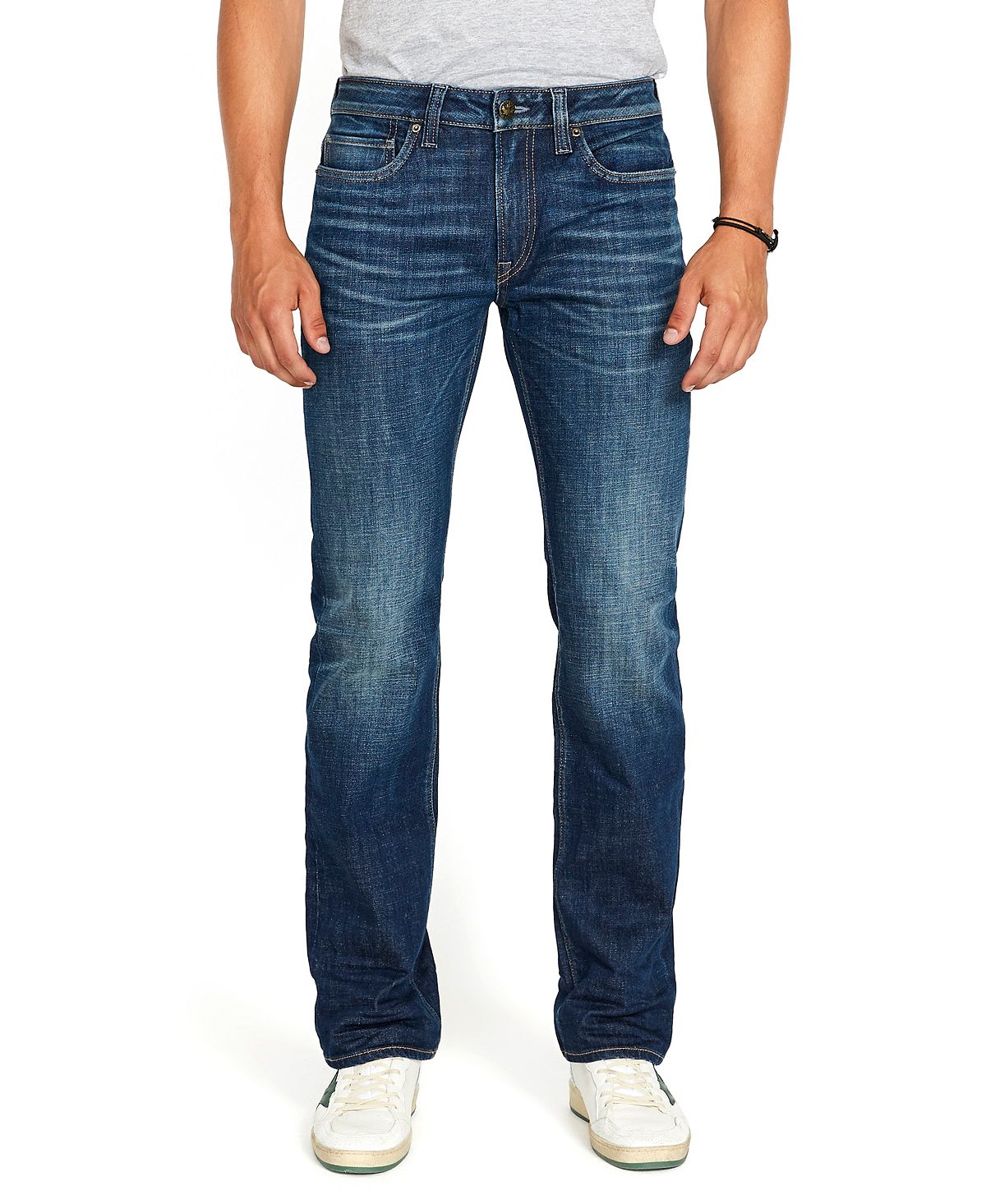 Мужские свободные эластичные джинсы driven Buffalo David Bitton форма в виде кленового листа