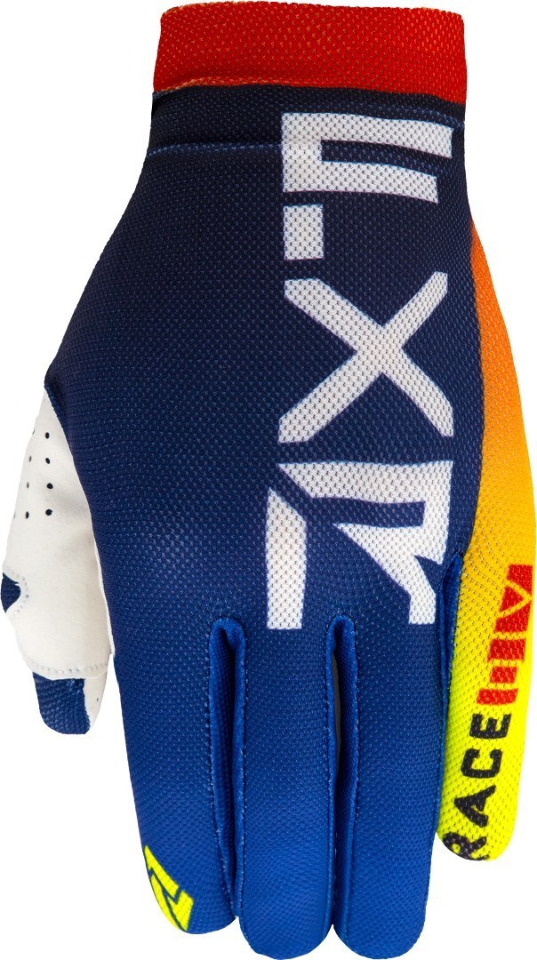 Перчатки FXR Slip-On Air MX Gear для мотокросса, синий/желтый/красный перчатки fxr slip on lite mx gear для мотокросса черный белый