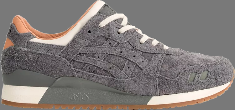 Кроссовки packer shoes x j.crew x gel lyte 3 '1907 collection charcoal' Asics, серый packer crystal protection kit