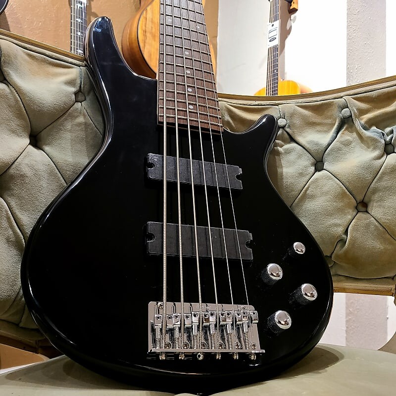 

Ibanez Gio GSR206 6-струнная электрическая бас-гитара - черный