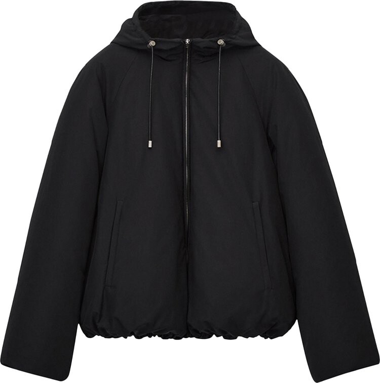 

Куртка Loewe Padded Hooded Bomber Jacket 'Black', черный