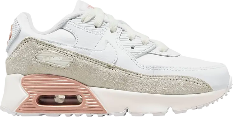 

Кроссовки Nike Air Max 90 Leather PS 'White Metallic Red Bronze', белый