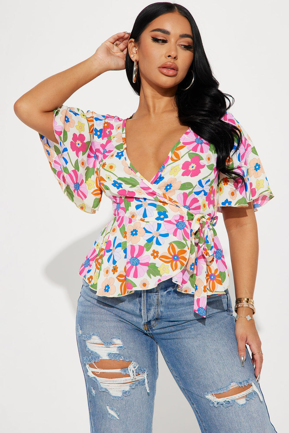 

Топ Fashion Nova A1670, разноцветный