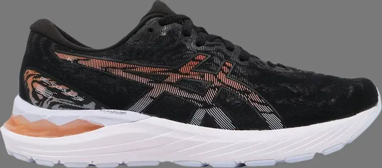 

Кроссовки wmns gel cumulus 23 wide 'black sun peach' Asics, черный