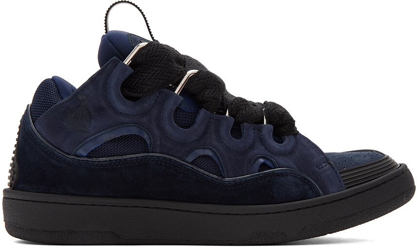 

Темно-синие кроссовки Curb Lanvin