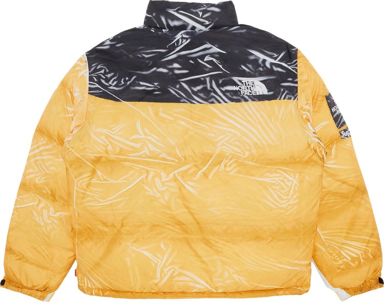 Supreme x north sale face jacket yellow