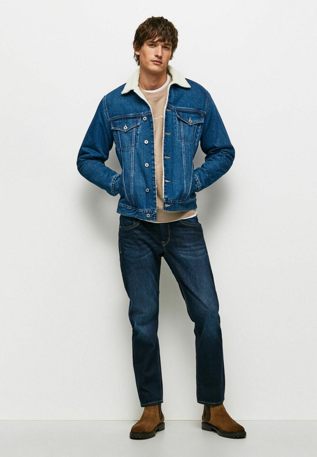 

Джинсовая куртка Pepe Jeans PINNER DLX, цвет denim