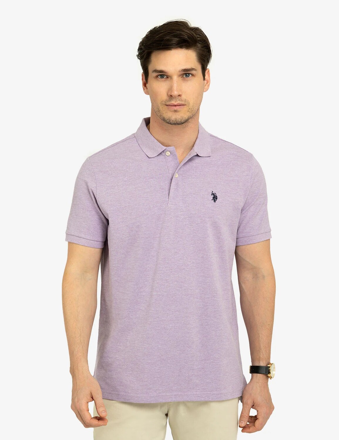 

Футболка поло U.S. Polo Assn. Pique Small Logo, фиолетовый