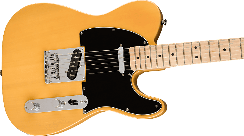 Squier Affinity Telecaster Maple Fingerboard Butterscotch Blonde электрогитара fender squier affinity 2021 telecaster left handed mn butterscotch blonde