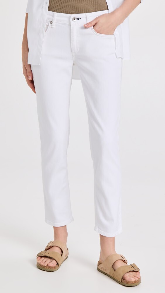 

Джинсы Rag & Bone Dre Low Rise Boyfriend, белый