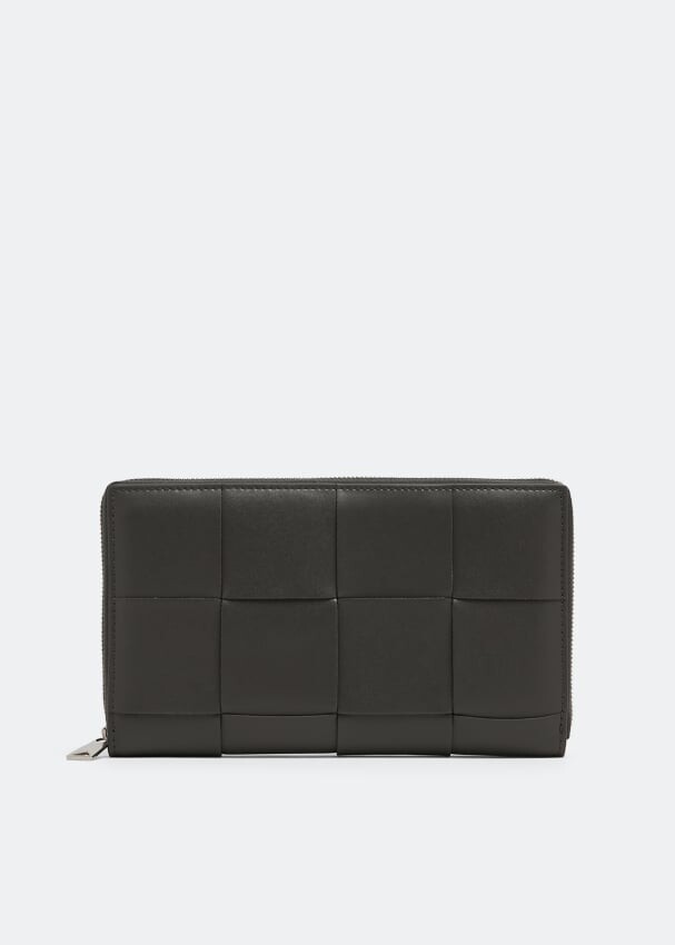 

Кошелек BOTTEGA VENETA Zip-around wallet, серый