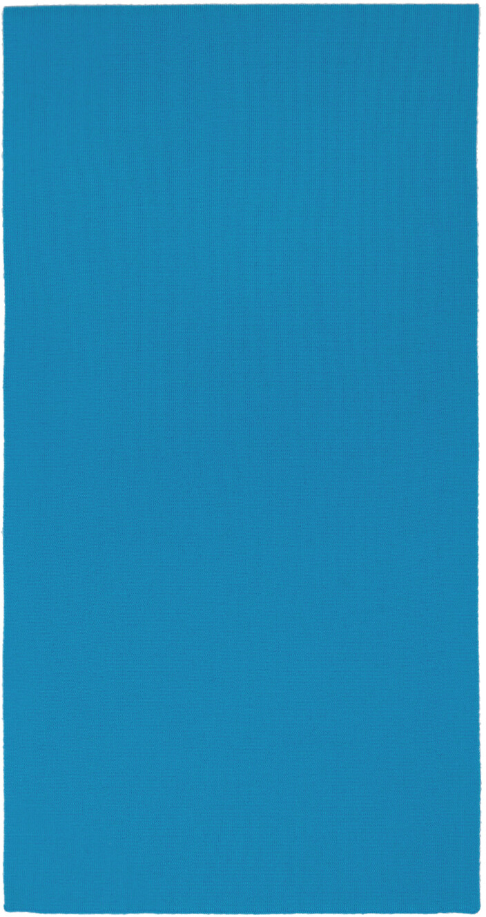 

Синий шарф из лино Studio Nicholson