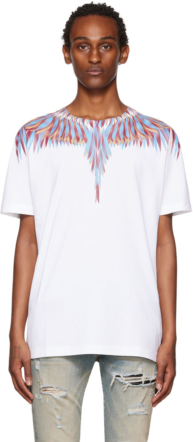 

Белая футболка с крыльями Marcelo Burlon County of Milan, Белый