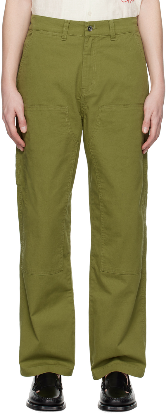 Зеленые брюки Morris Saturdays NYC