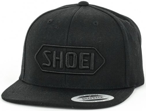 Кепка Shoei Base с логотипом, черный кепка vibe черный единый размер