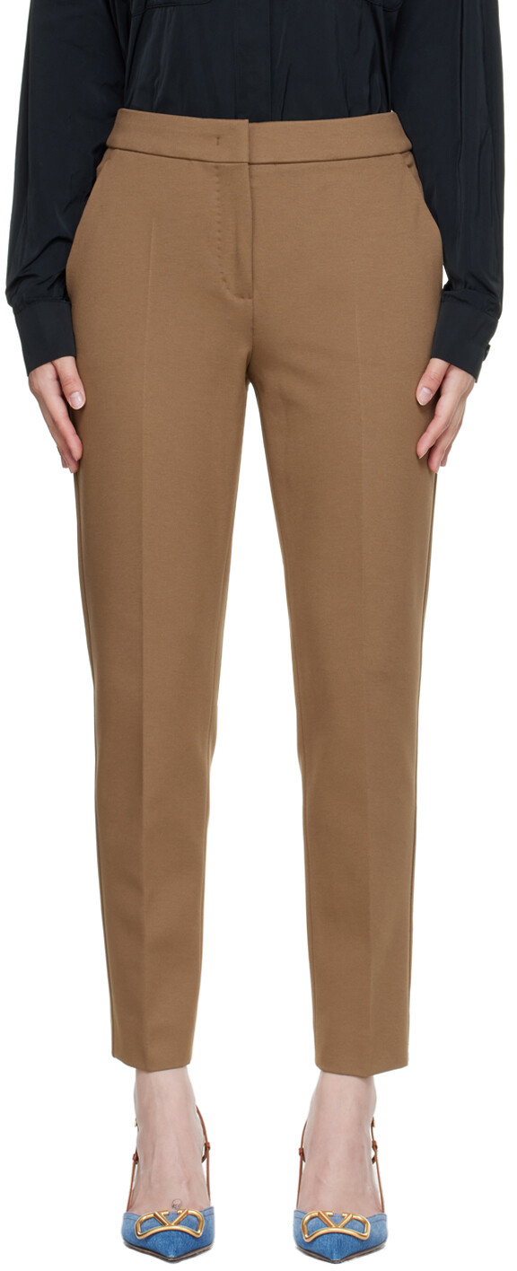 

Коричневые брюки Pegno Max Mara