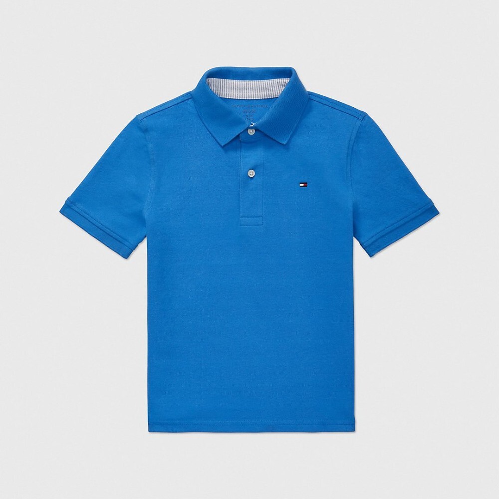 

Футболка-поло Tommy Hilfiger Kids' Solid Stretch, синий