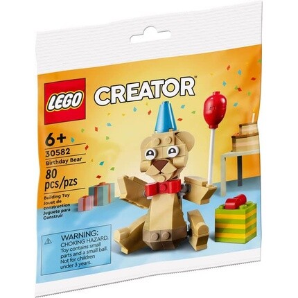 

Фигурка-конструктор Lego 30582 Creator медвежонок на день рождения