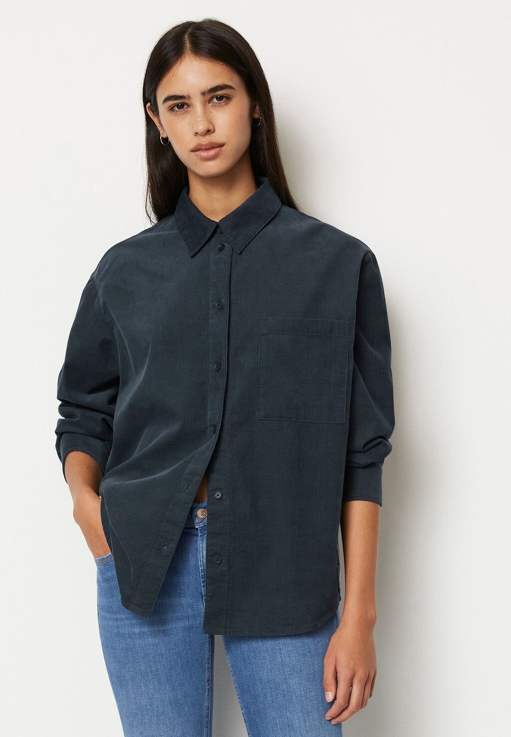 

Блузка-рубашка REGULAR Marc O'Polo DENIM, цвет navy teal