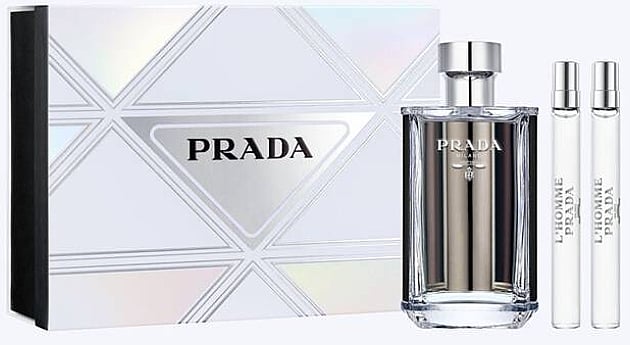 Парфюмерный набор Prada L'Homme Prada, 2x10 мл, 2 предмета - фото