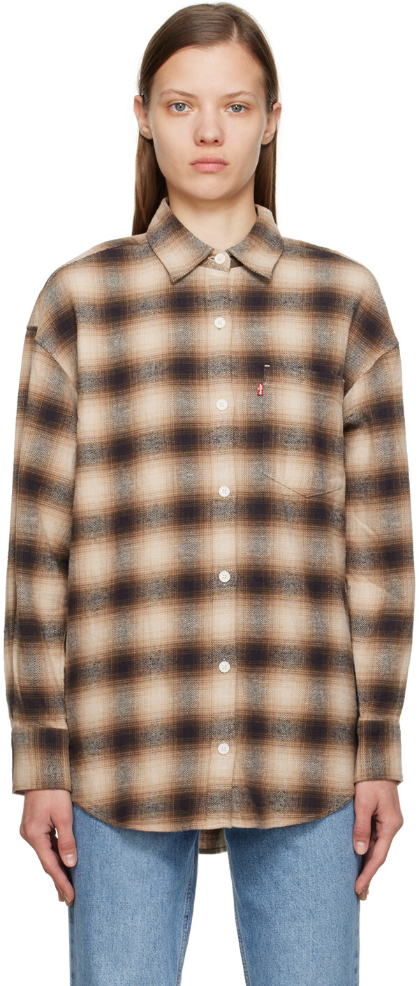 

Коричневая рубашка Nola Levi's