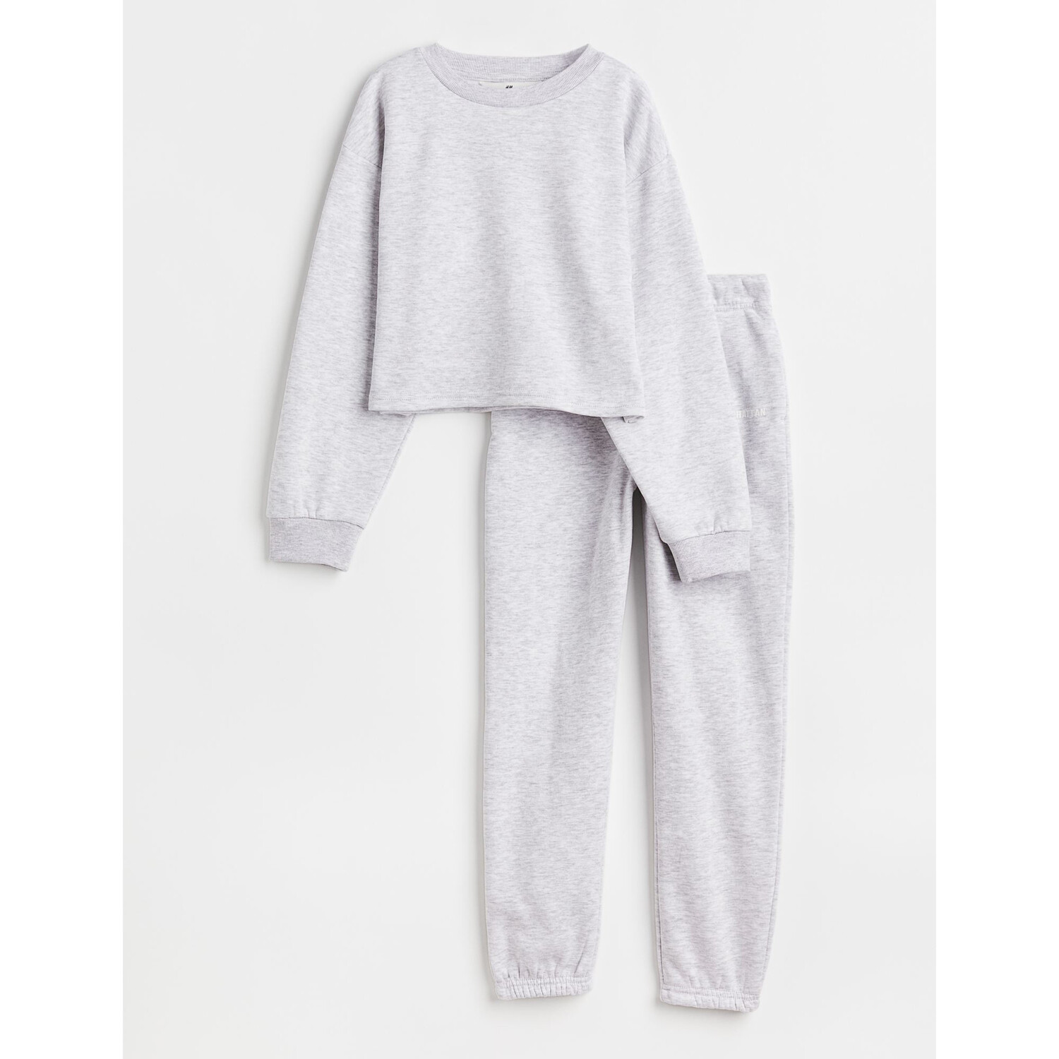 

Комплект из 2 предметов H&M Basics Manhattan, светло-серый меланж