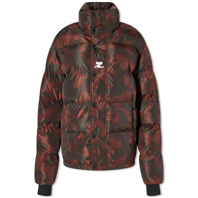 

Куртка Courrèges Tortoise Nylon Puffer, мультиколор