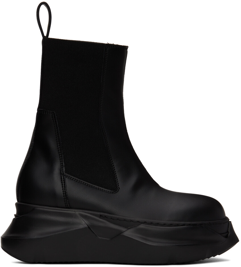 

Черные ботильоны Beatles с абстрактным принтом Rick Owens Drkshdw