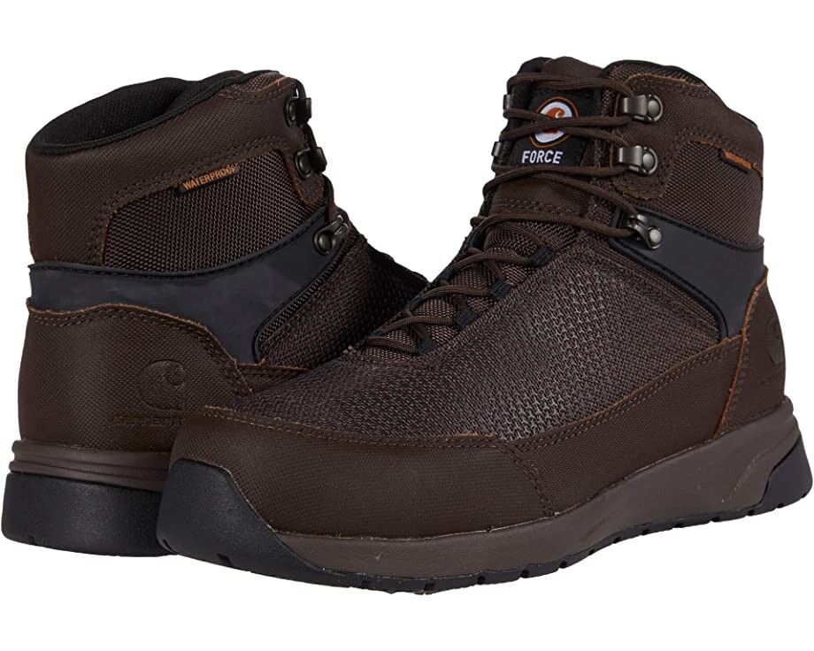 

Кроссовки Force 6" Waterproof Nano Composite Toe Carhartt, эспрессо