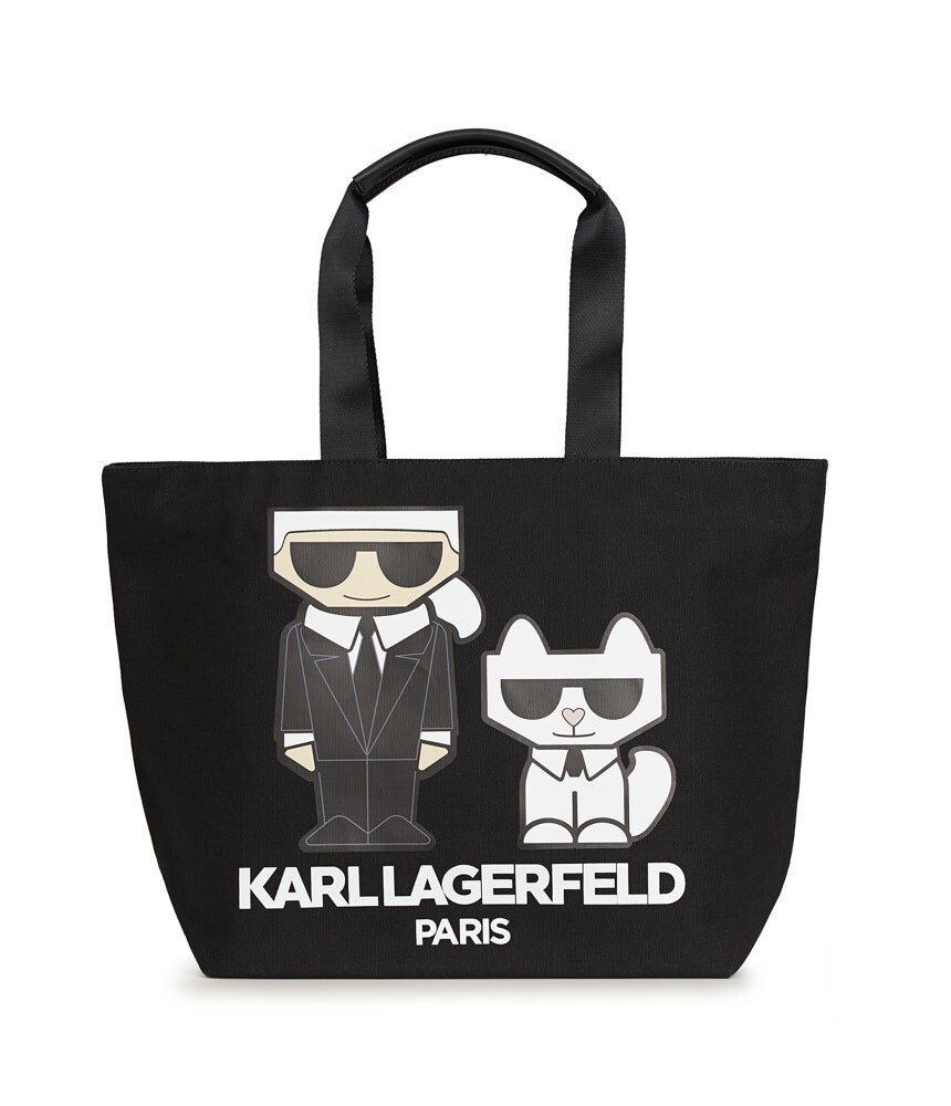 

Сумка kristen из канваса Karl Lagerfeld, черный