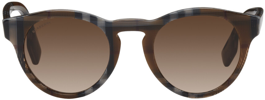 

Коричневые солнцезащитные очки Reid Burberry