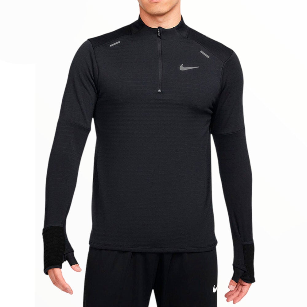 

Лонгслив Nike Therma Fit Repel Element Quarter Zip, черный