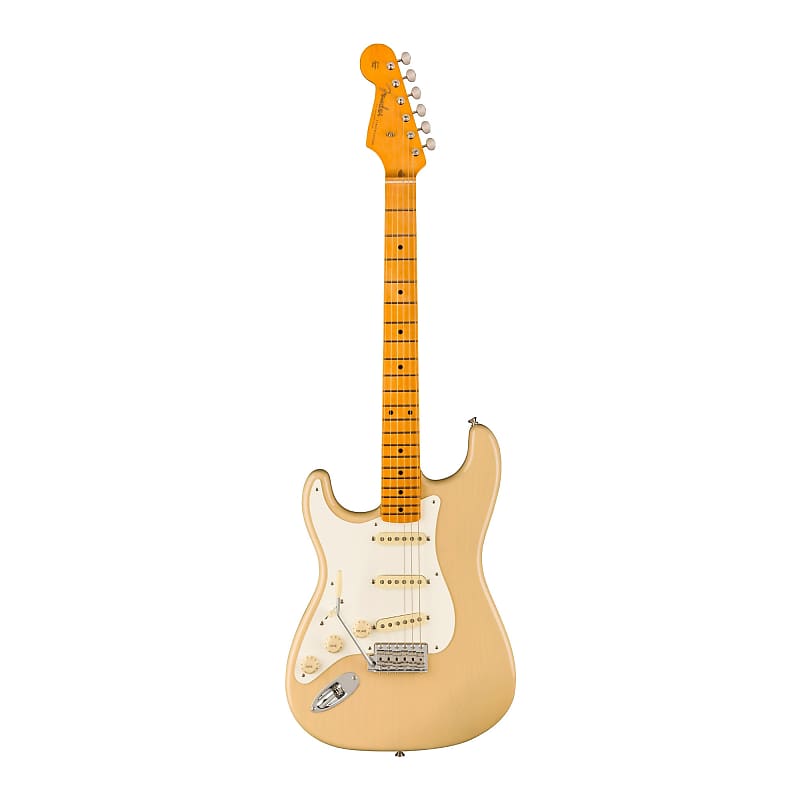 цена Fender American Vintage II 6-String 1957 Stratocaster Электрогитара для левой руки (Vintage Blonde) Fender American Vintage II 6-String 1957 Stratocaster Left-Hand Electric Guitar