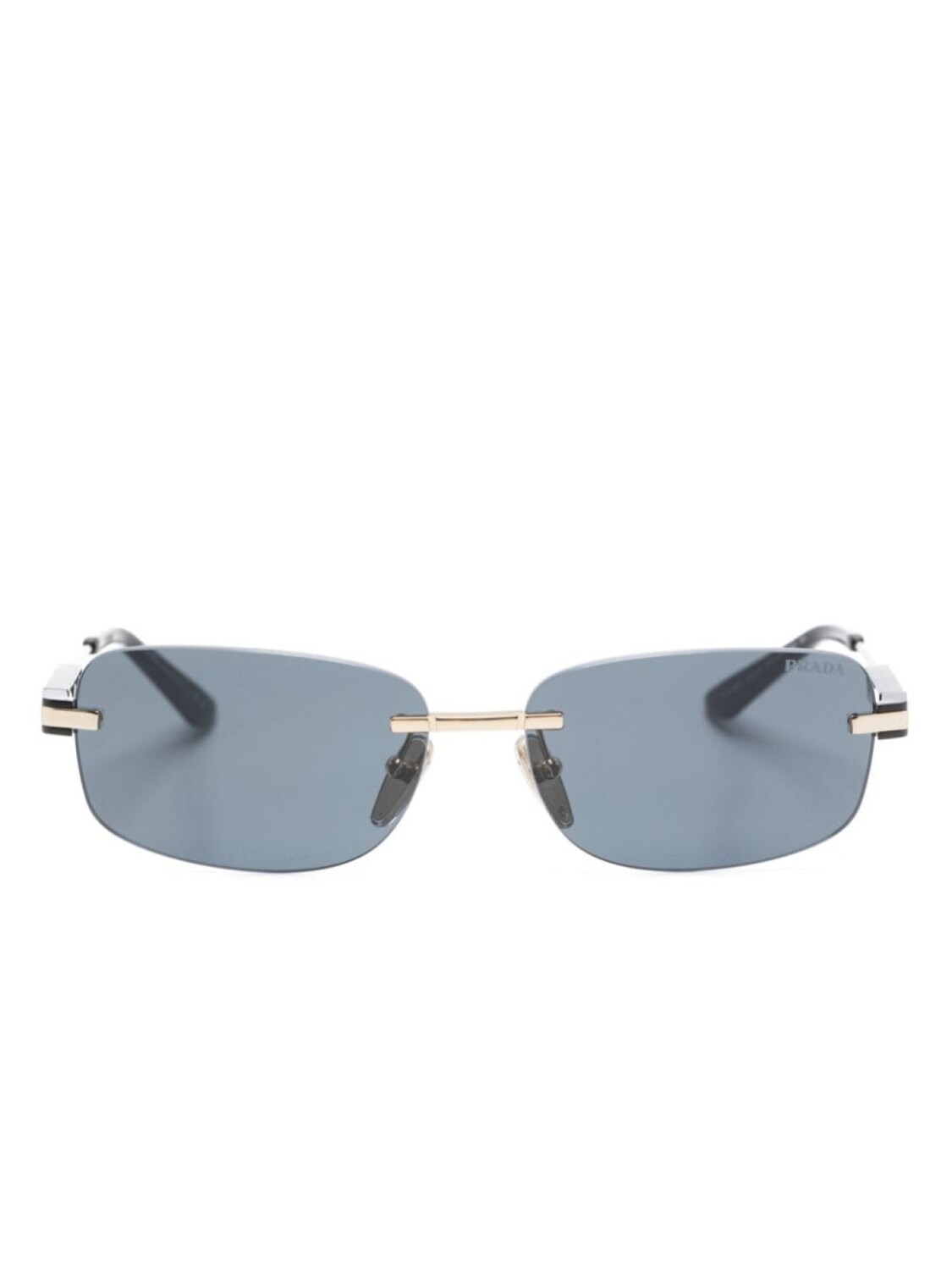 

Prada Eyewear солнцезащитные очки Iconic с логотипом, золотой