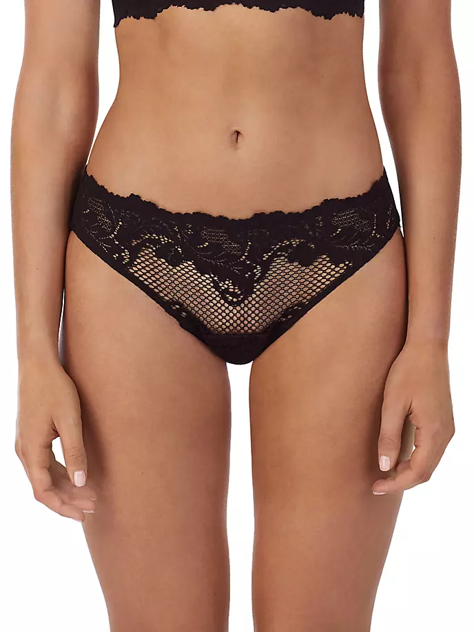 

Кружевные трусики бикини Allure Le Mystere, черный