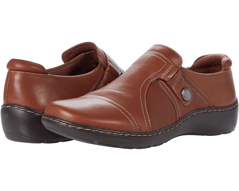 

Лоферы Clarks Cora Poppy, цвет Dark Tan Leather