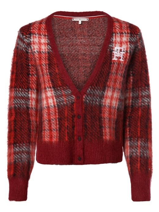 

Кардиган с содержанием шерсти альпаки Tommy Hilfiger, бордовый