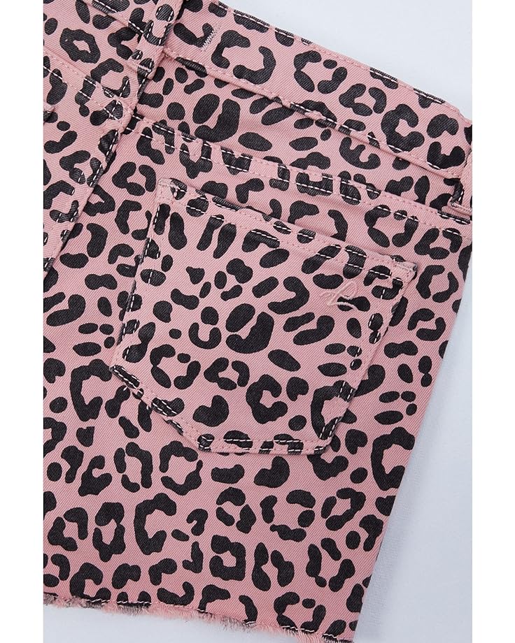Шорты Dl1961 Lucy Cutoffs Shorts in Pink Leopard, цвет Pink Leopard